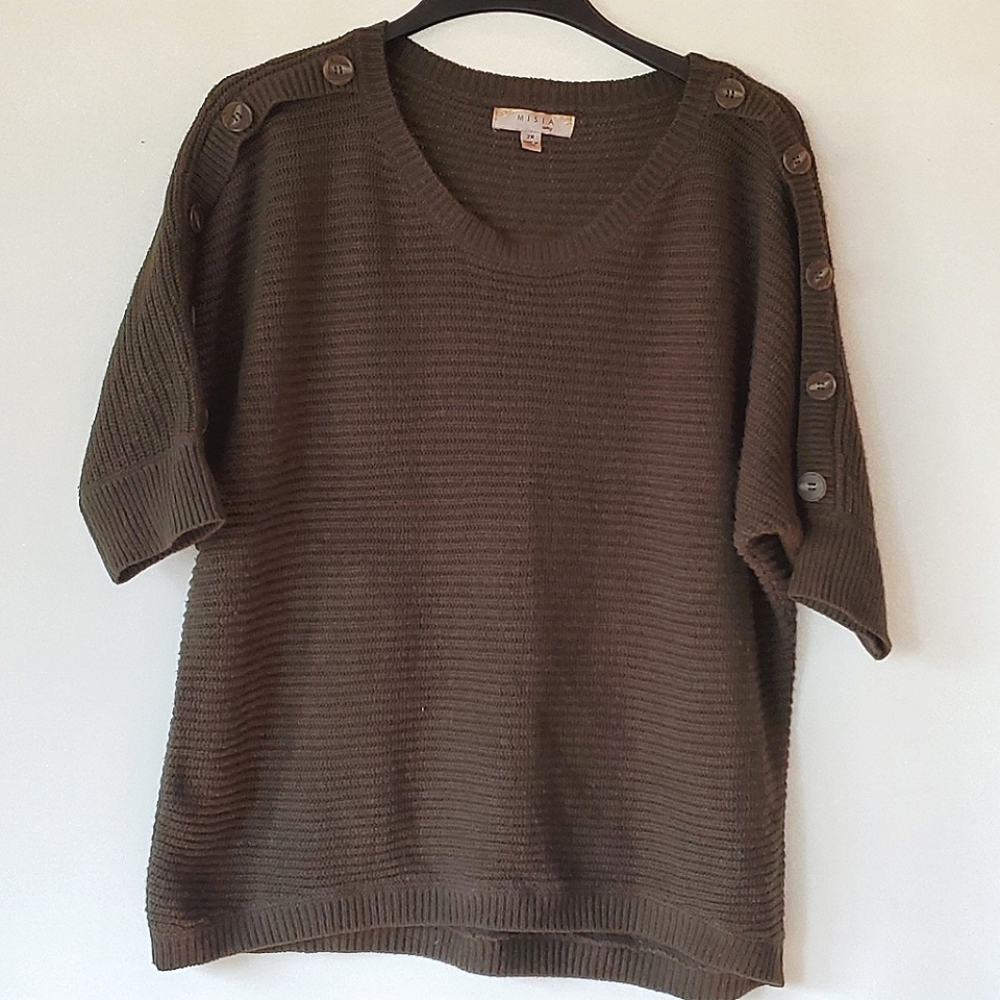 Olive Green Misia Sweater Size 2x